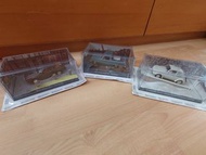 1:43 007 James Bond 電影場景車 diorama (3 cars)