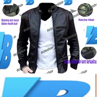 baju jaket kulit lelaki motosikal men jacket original kualiti ss4953pp