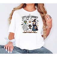Let's Get Spooky Halloween T-Shirt - Cute Spooky Goose Design