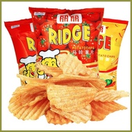 ✟ ✑ ◹ RIDGE potato chips dilicious barbecue  55g