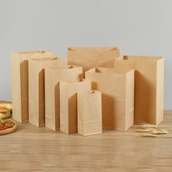 Kraft Paper Bag (100c) For Bread, Fried Food, Donut, Chicken Cake,... (Food Kraft Paper)