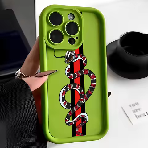 Luxury Classic Snake New Phone Case For Vivo V40 V30 V30e V29e V29 V27 V27e V25 V20 V21 X100 X90 X80