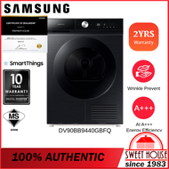 [New] Samsung DV90BB9440GBFQ BESPOKE AI™ 9kg Tumble Dryer with AI Dry | DV90BB9440GB/FQ (Heat Pump D