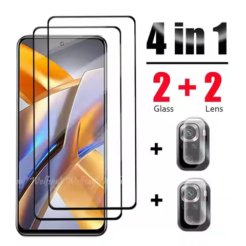 For Xiaomi POCO M5S Glass For POCO M5S M5 X4 GT F4 X4 M4 Pro X4 X3 M3 Tempered Glass Screen Protecto