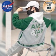 NASA聯名男童棒球服夾克外套2023新款洋派兒童中大童男孩休閒外套