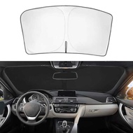 Windshield Shade For 3 Series/F30/F31/F80/M3 2013-2018 Foldable Double Layer UV Block Heat Protectio