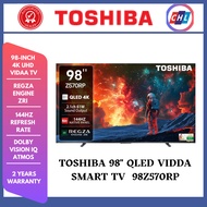 TOSHIBA 98" QLED VIDDA SMART TV  98Z570RP