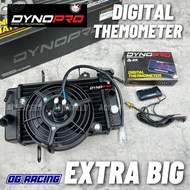 “SEKALI THEMOMETER” 600Ml DYNOPRO RADIATOR WITH FAN Y15 LC135 RS150 Y16/ KIPAS 5.5 inch RADIATOR BIG