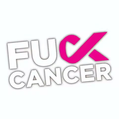200mm x 94mm F**k Cancer Window Sticker for Car Truck Give cancer the finger