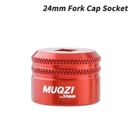 MUQZI Bike Fork Top Cap Socket Tool 24mm 26mm 28mm 32mm Top Cap Wrench