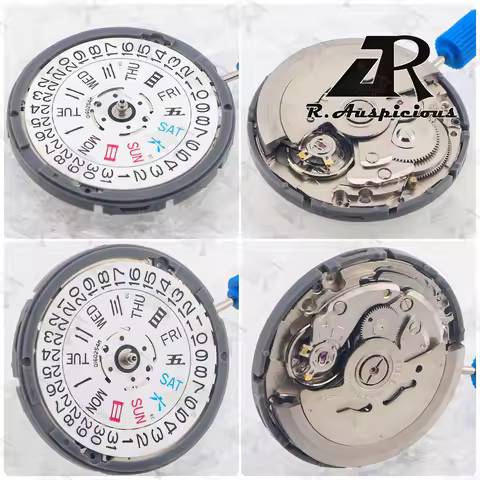 Watch Accessories Japan Genuine NH36/NH36A Crown at 3.0 And 3.8 O'Clock 24 Jewels Automatic Movement