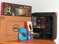 Bộ máy tính chơi game intel core i7 3770 Ram 8gb SSD 240gb và Màn hình DELL Gaming 24 inch SE2714HG.