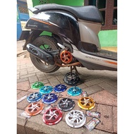 MESIN Scopy ENGINE FAN SPINER COVER /HONDA SCOOPY FAN SPINER/HONDA SCOPY ENGINE SPINER FAN