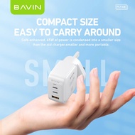 65W BAVIN GAN Charger cum Travel Adaptor Singapore Safety Mark Compliance