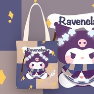 Kuromi Patterned Canvas Bag - Capacity to Hold Many Personal Items - Canvas Bag with Many Pictures