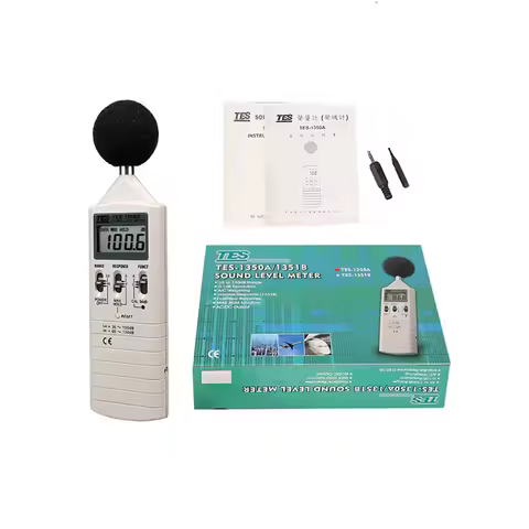 TES-1350A Sound Level Meter 35-130 dB 0.1dB Resolution TES1350A