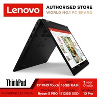 Thinkpad L13 Yoga Gen 2 | 21ADS00R00 | 13.3" FHD (1920x1080) Touchscreen 300 Nits | AMD Ryzen 5 PRO 5650U | Integrated AMD Radeon Graphics | 16GB RAM | 512GB SSD | Win10/Win11 Pro | 3Y Onsite Warranty