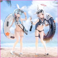 HK2 Blue Archive A.R.O.N.A Cute Girl with Swim Ring Action Figure Desktop Ornament HK2