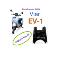 Karpet sepeda motor listrik VIAR EV 1 Viar EV1 BAHAN KARET