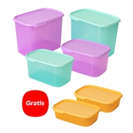 Tupperware Package One Touch Fresh Rectangular Jar Food Storage Box