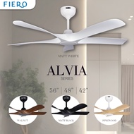 Fiero ALVIA 56" Premium Designer DC Inverter Motor 24 Speed Ceiling Fan with Remote Control