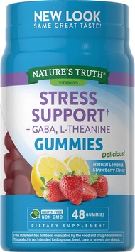 Nature’s Truth Stress Support +Gaba , L-theanine 48 Gummies