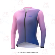 2023 Women's Cycling Jersey Long Sleeve MTB Bike Shirt Breathable Jersey Raphace MTB Clothing Ropa Maillot Ciclismo