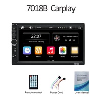 [ส่งจากกรุงเทพ] วิทยุติดรถยนต์ 7 นิ้ว 2DIN HD วิทยุติดรถยนต์ เครื่องเล่นมัลติมีเดียหน้าจอสัมผัส 7018