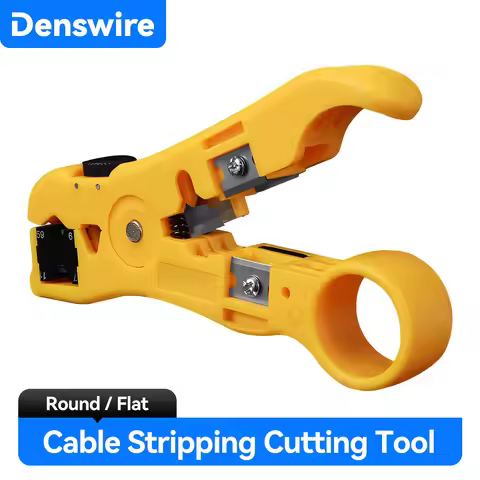 Denswire Network Stripper Tool Universal Coaxial Cable for UTP/STP RG6/7/11 4P/6P/8P flat wire Wire 