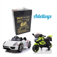 ateri GP 6Volt 4.5Ah Untuk Elektrik Motor/Kereta Remote (BERKUALITI)