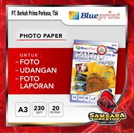 A3 GLOSSY PHOTO PAPER 230 GSM A3 BLUEPRINT PAPER/