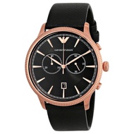 Emporio Armani Eyes Rose Golden Leather Watch 【 Nap Tainan 】 Emporio Armani