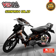 Stiker Striping Smash 110 SR Lama Variasi Hayabusa