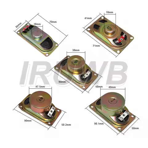 1PCS 4R 8R 5W / 10W LCD Monitor/TV Speaker Horn 4 8 ohms 5/10 Watt 30*70*18MM 50*90.1*48MM 30*70*18M