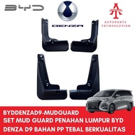BYD DENZA D9 Mud Guard Mud Guard Set, Thick Quality PP Material