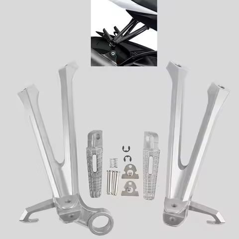 Motorcycle Rear Passenger Foot Pegs Footrest Bracket For Suzuki GSXR 600 GSXR 750 2011-2024