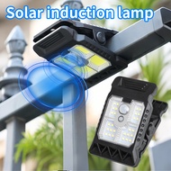 Lampu Solar Outdoor Waterproof LED Clip Light with Motion Sensor Lighting | Portable Solar Lighting 