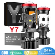 Mini Projector Y6D Y7D Y8D Y11 H4 50/80/120/150watt Original Import Super Bright Premium H4 LED Head
