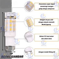 Small LED foot lamp G9 LAU-CKG95 Led Corn Bulbs Corn Shaped Lamp Power 5 Watt 220v Using G9 Fitting