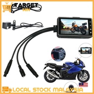720p HD Front + Rear View Motorcycle DVR Dash Camera Kamera Dash Cam Video Recorder Waterproof Motor