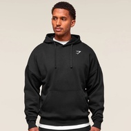 2026 Gymshark Shark American Loose Hooded Sweater Mens And Womens Leisure Sports Home Hoodie Authent