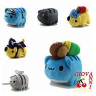 GIOVANNI Bugcat Capoo Keychain, Blue Cat Toy Multiple Style Bugcat Pendant, Lovely Cartoon Keyring B
