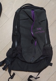 Arc'teryx Backpack Black Purple Zip