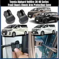 Toyota Alphard Vellfire 30 40 Series Car Door Check Arm Protection Cover 2 PCS Alphard Vellfire Acce