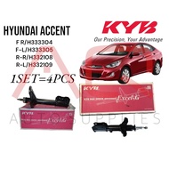 FRONT & REAR GAS SHOCK ABSORBER HYUNDAI ACCENT (F- R/H333304 F-L/H333305) R-R/H332108 R-L/H332109 1S