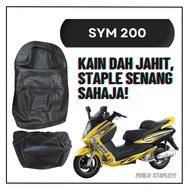 SYM 200 VTS200 SEAT COVER - SYM200 VTS 200 KAIN SEAT MOTOR SARUNG KUSYEN KULIT TEMPAT DUDUK SEAT NET