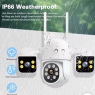 กล้องวงจรปิดไร้สาย 3เลนส์ ipcamera pc261 กลางคืนภาพสี เตือนภัย