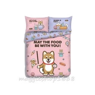 限時優惠*全新正品柴犬P仔 840 針床品套裝被袋床單床笠枕袋四件套  3尺/4尺/4尺半/5尺(單人至加大)