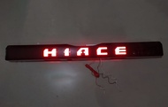 Toyota Hiace Deluxe Trunk Lid With LED Lights [BLACK]