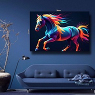Digital art poster hourse art paper UK 21x30 glossy lamination